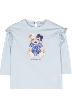 MONNALISA T-Shirt mit Teddy-Print