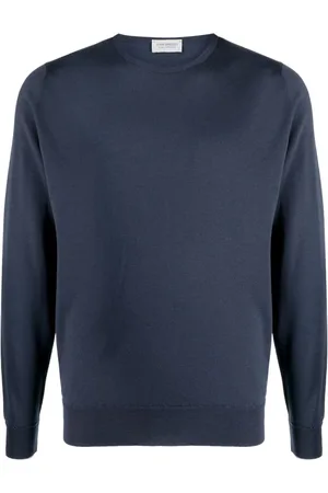 JOHN SMEDLEY Fein gestrickter Lundy Pullover