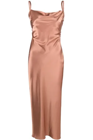 Nanushka Midikleid aus Satin