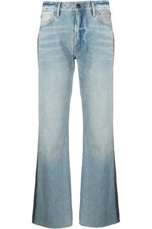 Gauchere Zweifarbige Straight-Leg-Jeans
