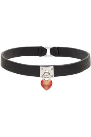 AMBUSH Choker mit Schloss in Herzform