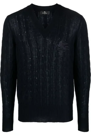 Etro Kaschmirpullover mit Logo-Stickerei