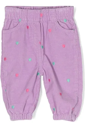 Stella McCartney Bestickte Cordhose
