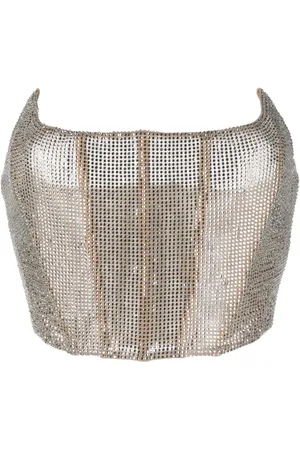 GIUSEPPE DI MORABITO Cropped-Top mit Kristallen