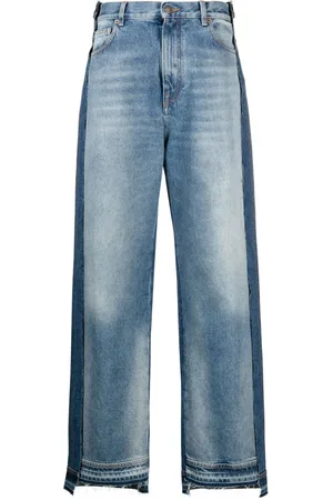 DARKPARK Weite Jeans mit Einsätzen