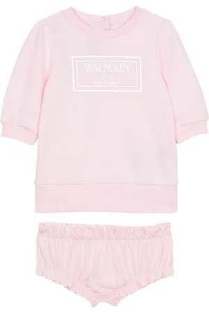Balmain Set aus zwei T-Shirts mit Logo-Print