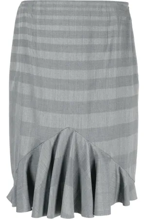 Dior 1990 Minirock mit Rüschen