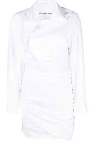Alexander Wang Asymmetrisches Hemdkleid