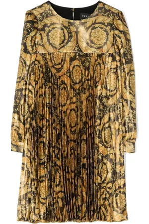 VERSACE Kleid mit Barocco Kids-Print