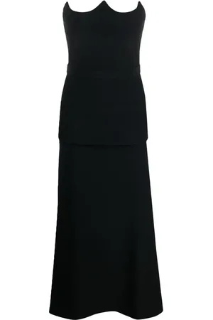 Alexander McQueen Schulterfreies Maxikleid