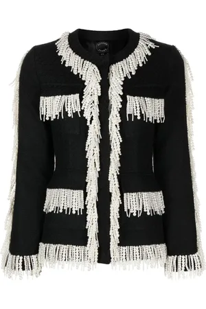HUISHAN ZHANG Cecil Tweed-Jacke