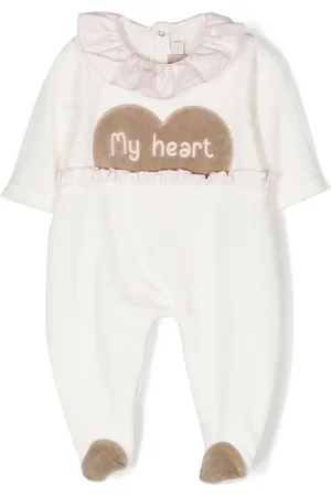 LA STUPENDERIA Pyjama mit Slogan-Stickerei