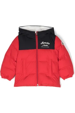 Moncler Kapuzenjacke mit Logo-Stickerei