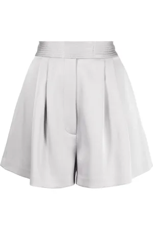 ALEX PERRY Hoch sitzende Bundfaltenshorts