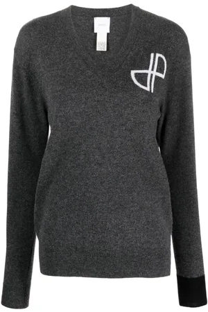 Patou Pullover mit Intarsien-Logo