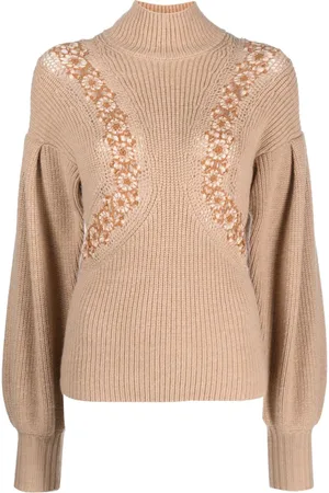 ULLA JOHNSON Pullover mit Häkeldetails
