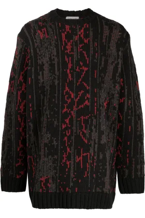 YOHJI YAMAMOTO Pullover mit Intarsienmuster