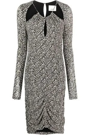 Isabel Marant Midikleid mit Spitzeneinsätzen