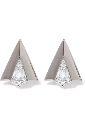 ANNOUSHKA 18kt Weißgoldohrstecker mit Diamanten