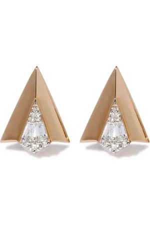 ANNOUSHKA 18kt Gelbgoldohrring mit Diamanten