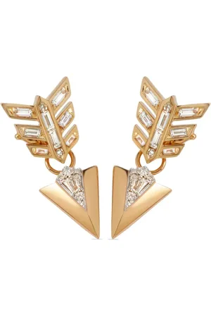 ANNOUSHKA 18kt Gelbgoldohrringe mit Diamanten