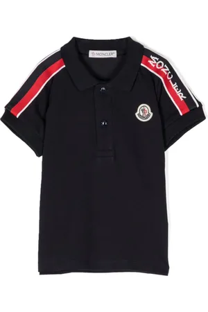 Moncler Poloshirt mit Logo-Patch