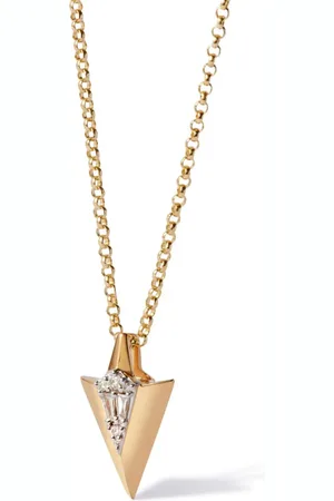 ANNOUSHKA 18kt Gelbgoldhalskette mit Diamanten