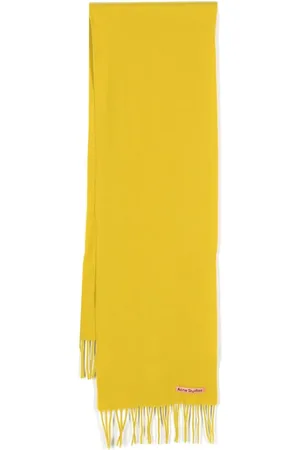 Acne Studios Schal mit Logo-Patch