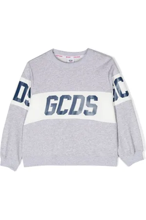 GCDS Sweatshirt mit Logo-Streifen