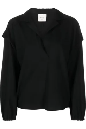 ALYSI Bluse mit fallendem Revers