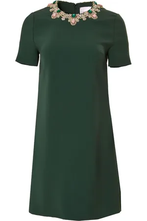 Carolina Herrera Shiftkleid mit Kristallen