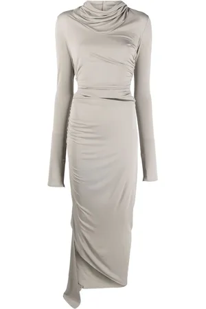 ANDREADAMO Asymmetrisches Midikleid
