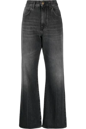 Pinko Bootcut-Jeans mit Logo-Patch