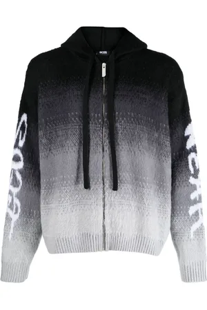 GCDS Kapuzenjacke mit Intarsien-Motiv