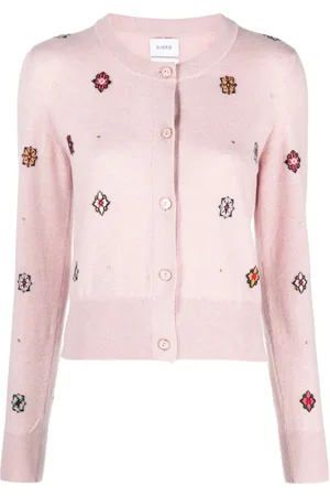 Barrie Cardigan mit Intarsienmuster