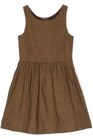 Ralph Lauren Ärmelloses Kleid mit Karomuster