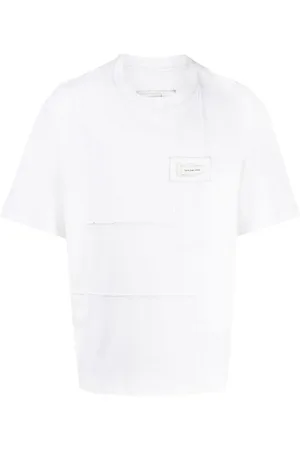 Feng Chen Wang T-Shirt mit Logo-Patch