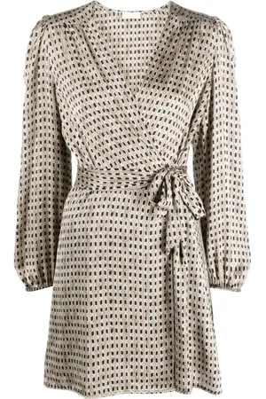 Liu Jo Midikleid mit geometrischem Muster