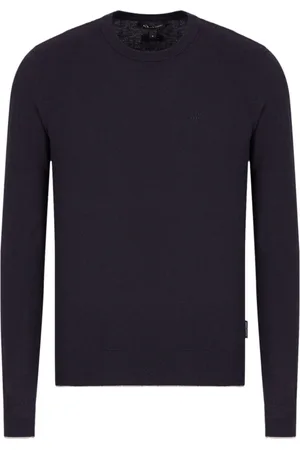 Armani Exchange Strickpullover mit Logo-Stickerei