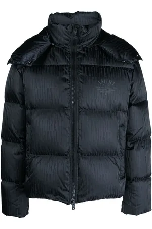AMIRI Gefütterte Jacke mit Logo-Print