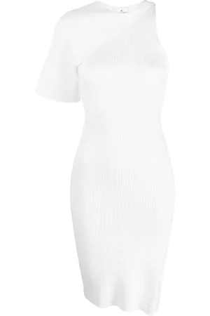 Courrèges Asymmetrisches Midikleid
