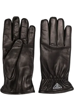 Prada Handschuhe aus Leder mit Logo