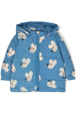 Bobo Choses Gefütterte Jacke mit Mäuse-Print