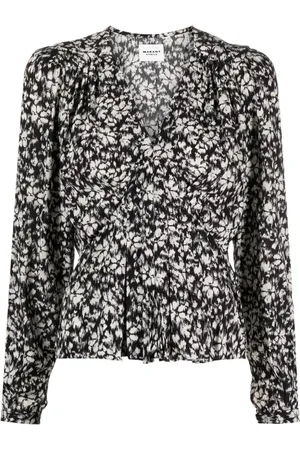 Marant Etoile Eddy Bluse mit Blumen-Print