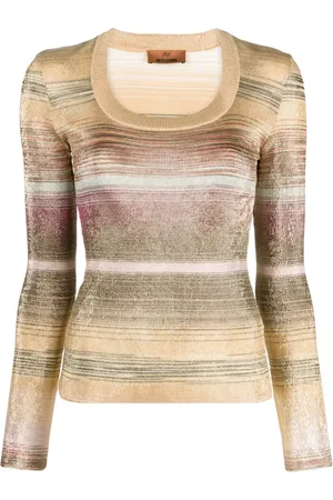 Missoni Gestreifter Pullover mit Lamé