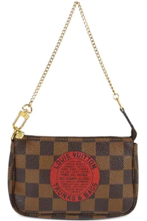 LOUIS VUITTON 2008 Damier Ebene Trunk Pochette Accessoires Handtasche
