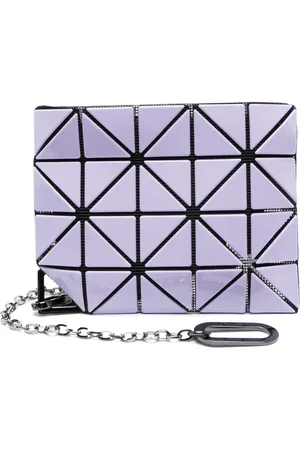 Issey Miyake Portemonnaie mit geometrischen Einsätzen