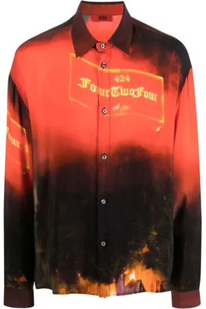 424 FAIRFAX Hemd mit grafischem Print