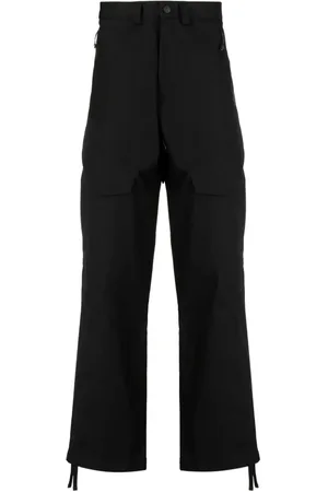 Moncler Gerade Hose mit Logo-Patch