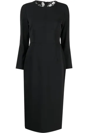 Pinko Midikleid mit Blumenspitze